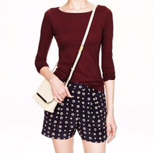 J crew maroon top